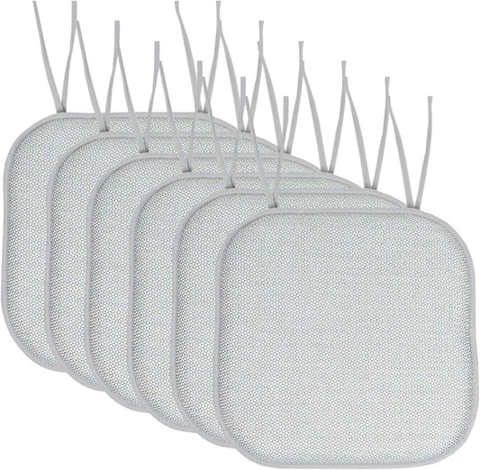 Memory Foam Chair Cushion Pads with Ties for Comfort and Style