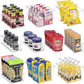 Clear Fridge Organizer Bins Set - 10 Piece Clear Refrigerator Storage