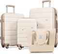Merax 4-Piece ABS Hardshell Luggage Set - Durable Spinner