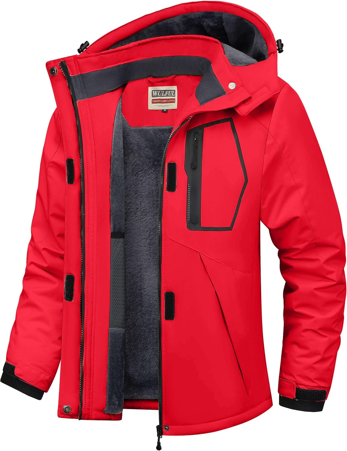 WULFUL Women's Waterproof Ski Jacket for Cold Winter Sports
