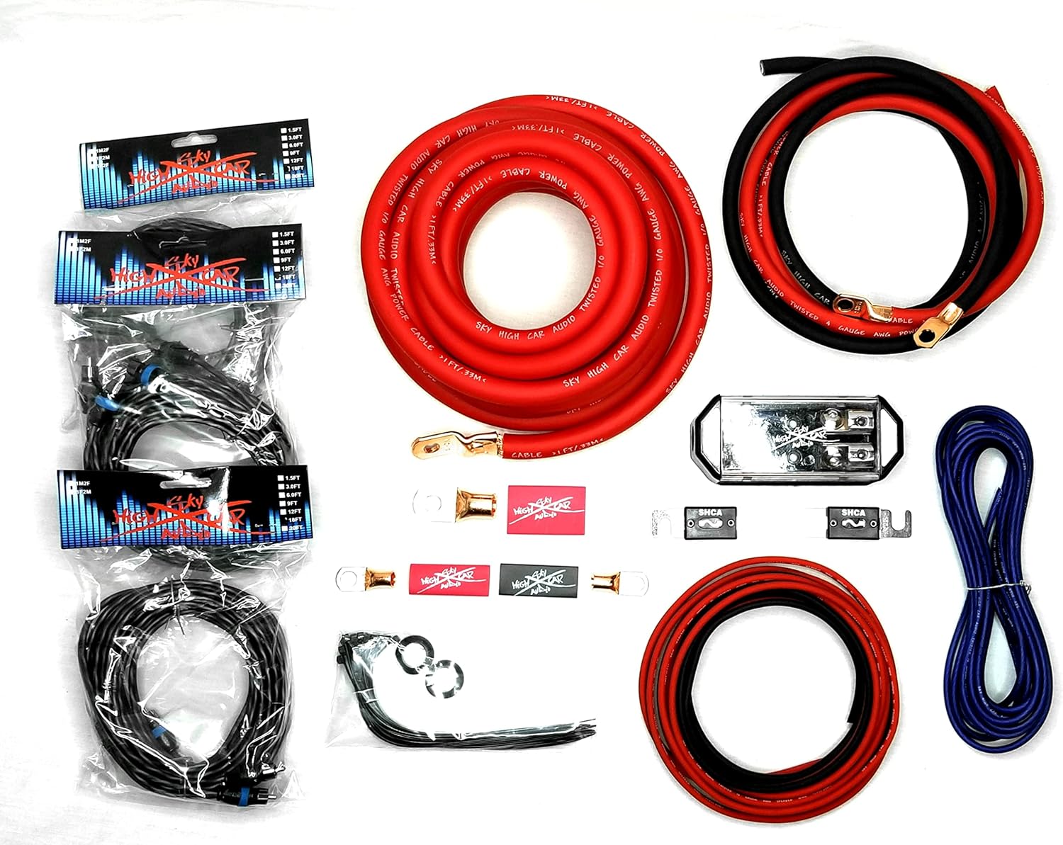 Dual Amp Kit for Car Audio - Complete 1/0 to Dual 4 Gauge Setup