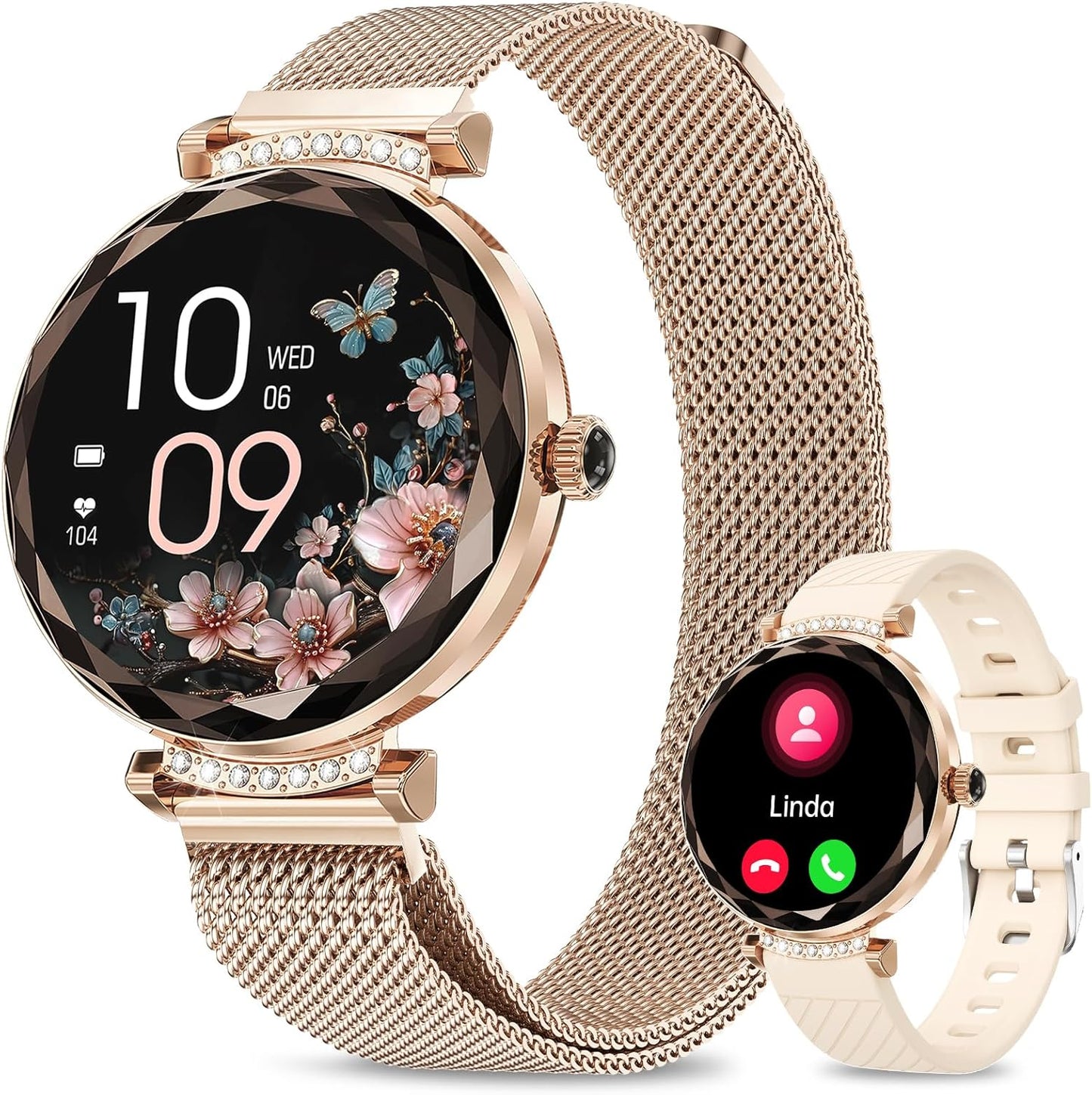 Smart Watches for Women with Fitness Tracker and Call Feature