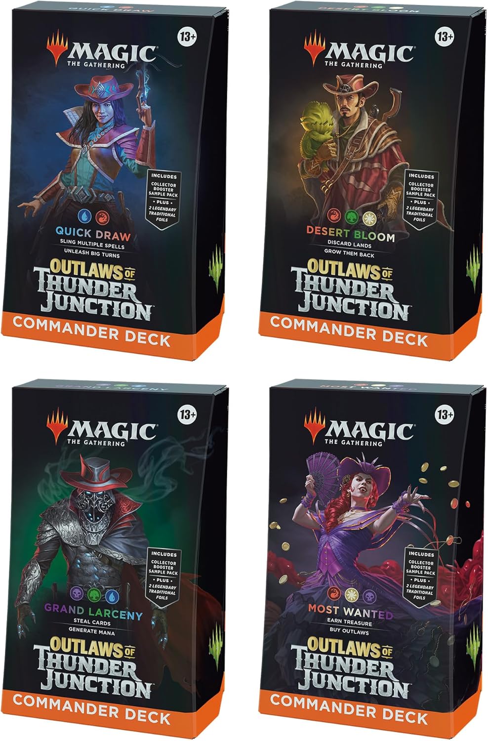 Magic: The Gathering Outlaws of Thunder Junction Deck Bundle