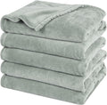 Oversized King Fleece Blanket 120in x 120in Sage Green - No Shed, No