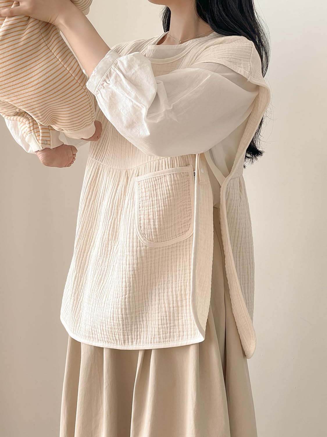 Wearable Burp Cloth for Parents - Premium Cotton Comfort