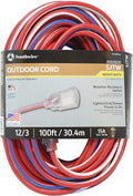 Southwire Extension Cord 12/3 SJTW 100 ft - Contractor-Grade Power