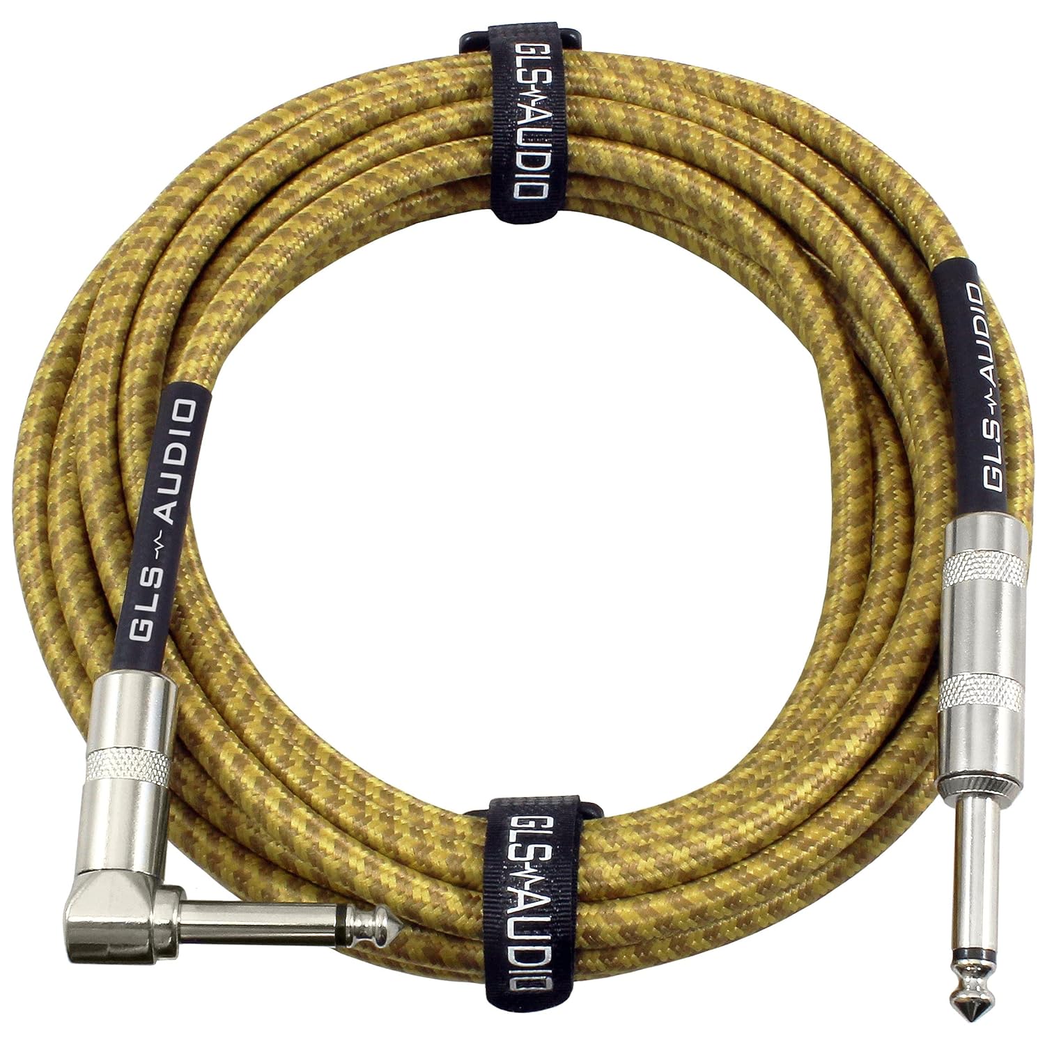 GLS Audio 20ft Braided Tweed Guitar Cable
