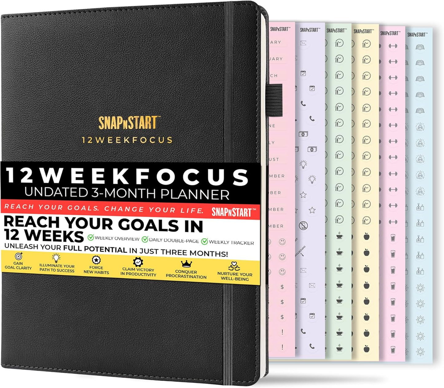 12 Week Focus Planner for High Performance Goal Achievement