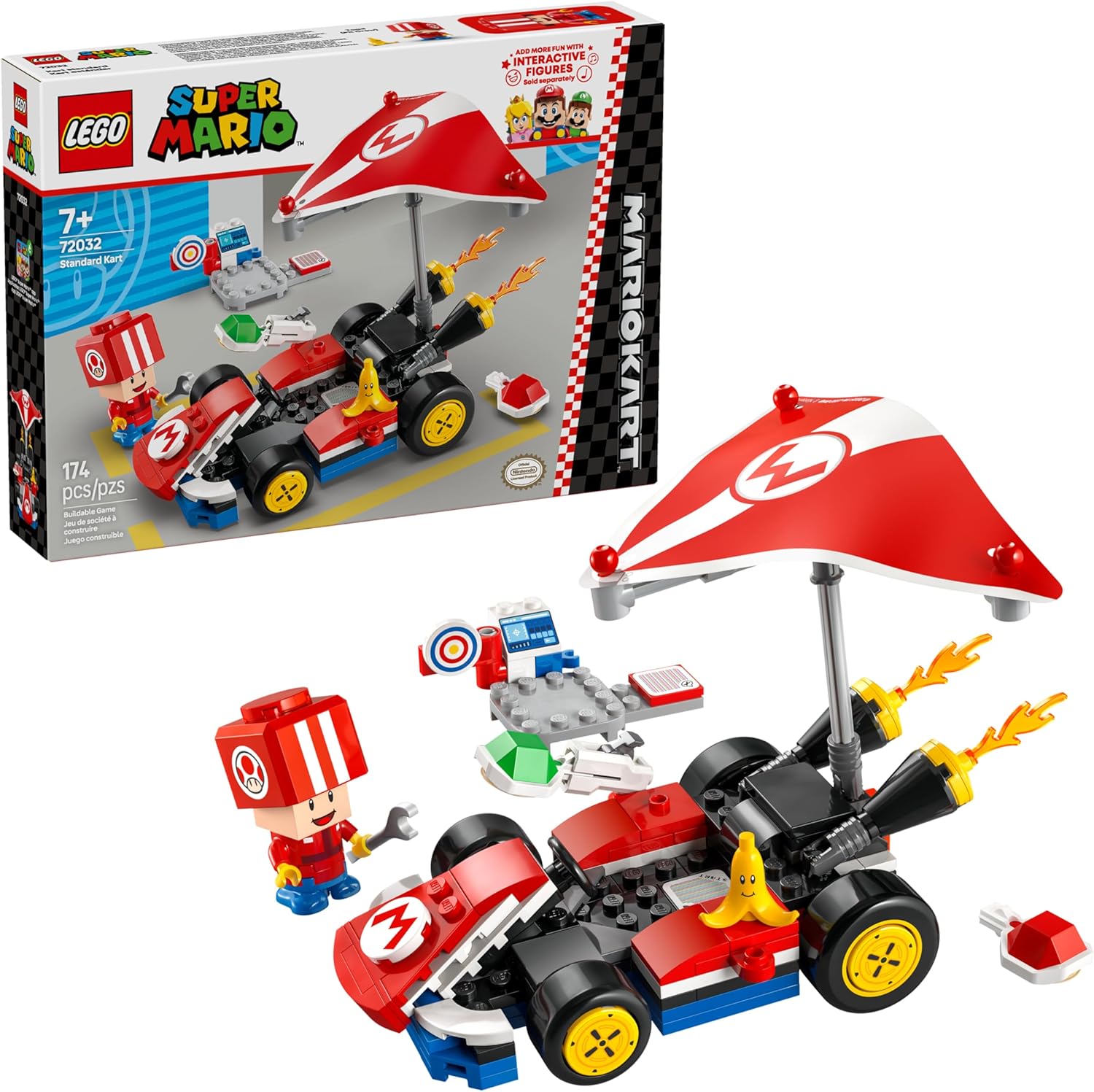 Nintendo Mario Kart LEGO Set - Collectible Toy for Ages 7+ - Gift Idea for Fans