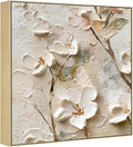 30x30 Frame for Stretched Canvas Art - Metal Floater Frame (Natural)