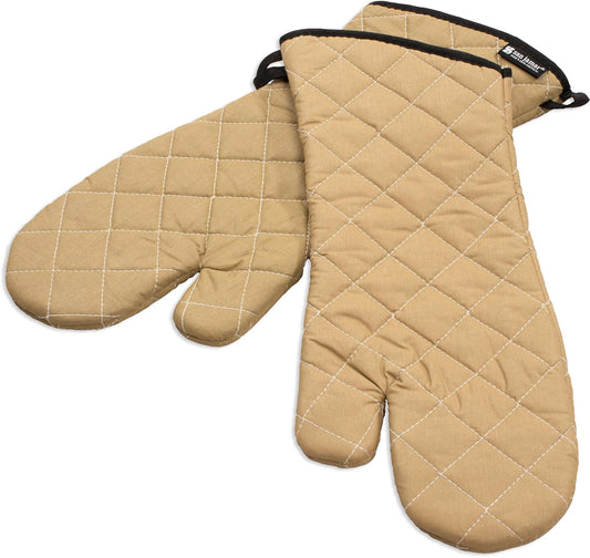 San Jamar 17 Tan Oven Mitt: Ultimate Temperature Protection