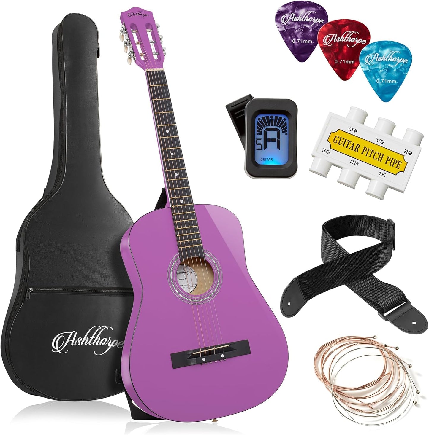 Beginner Acoustic Guitar Package for Students and Teens