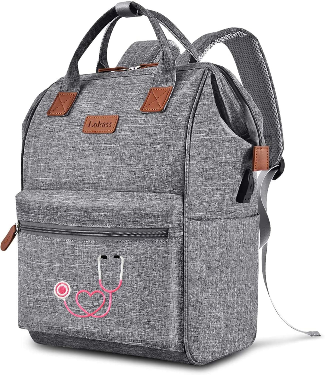 Nurse Backpack for Women - 15.6 Inch Waterproof Travel Bag
