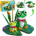 3 in 1 Animals Frog Family Building Set - Rebuildable Animal Figures