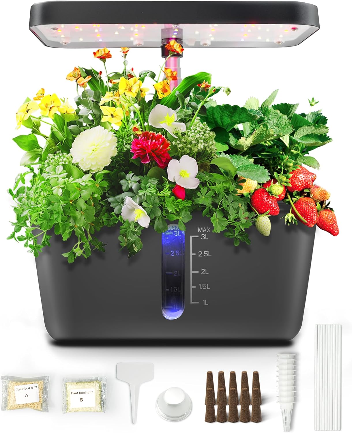 Smart LED Hydroponic Herb Garden Kit by Dothnix