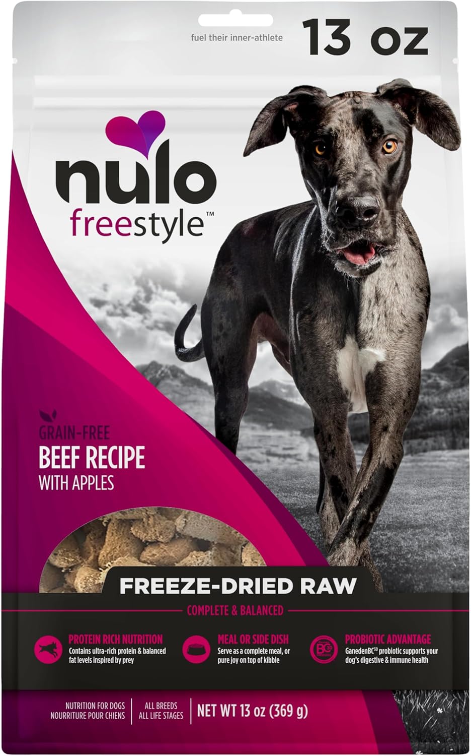 Nulo Freestyle Freeze-Dried Raw Dog Food for All Breeds
