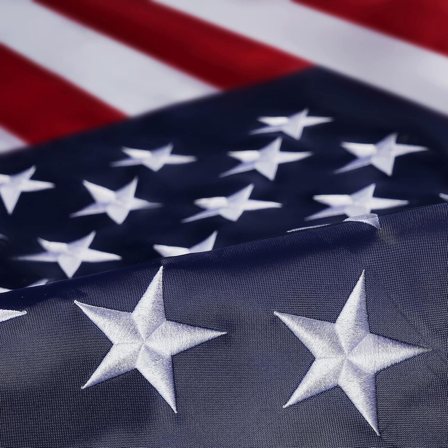 Homissor American Flag 5x8 Foot Heavy Duty Nylon Outdoor Banner
