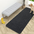 Dog Door Mat 59x24 in Dark Grey - Chenille Mud Mat for Paws