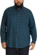 Big and Tall Wrinkle Free Long Sleeve Button Down for Men - Easy Care