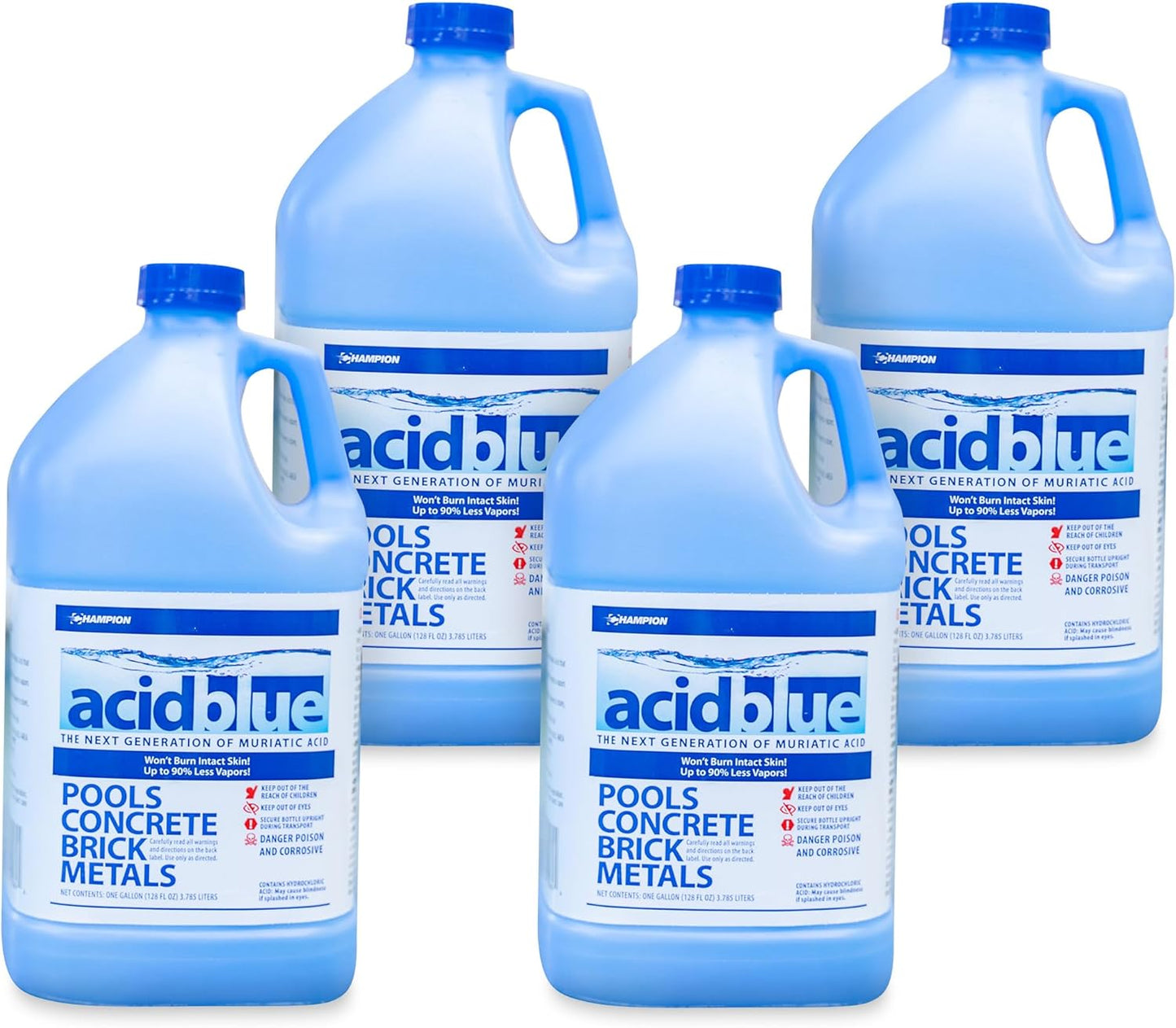 Champion Acid Blue Muriatic Acid for Stain Removal and Care