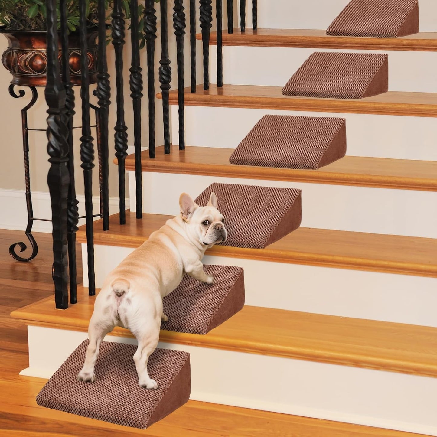 40D Density Foam Dog Ramp for Small Dogs and Cats - Sturdy Steps