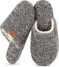 Women's Fuzzy Slip-on Slippers - Warm Memory Foam Comfort
