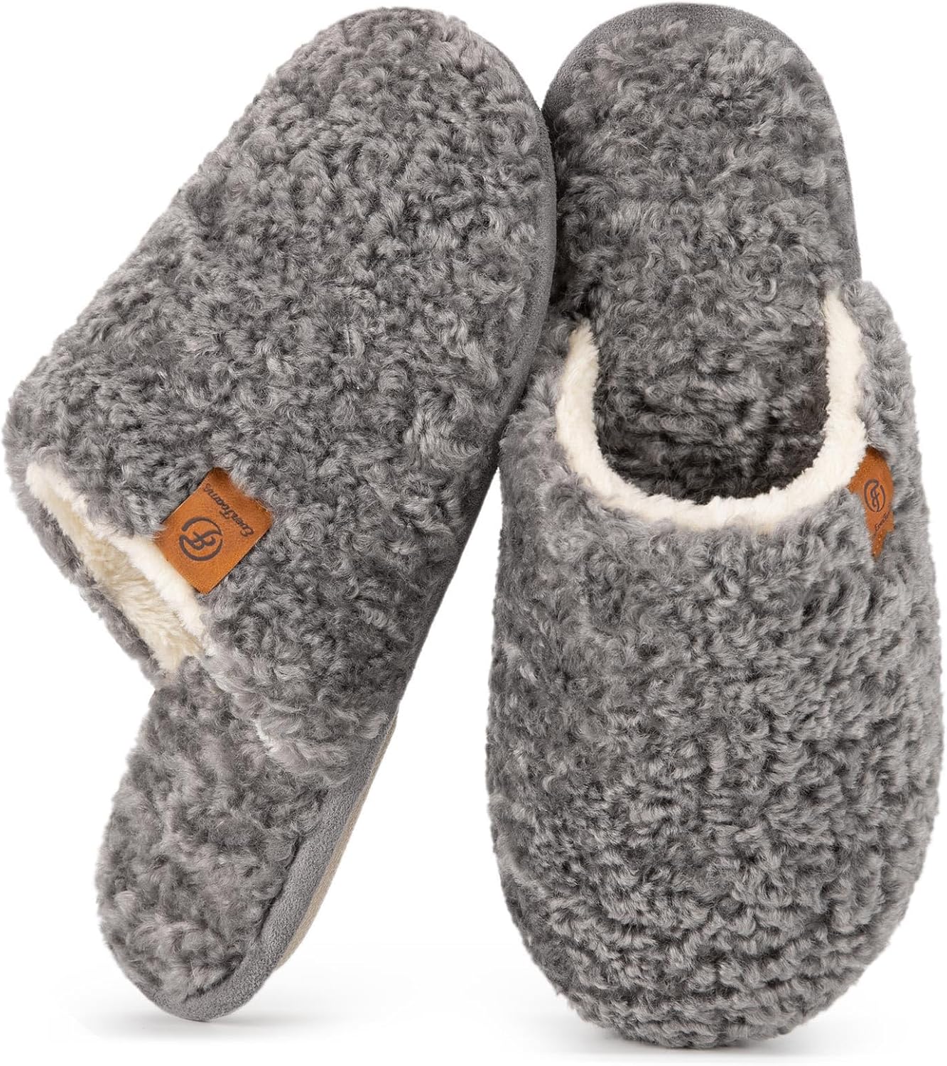 EverFoams Women's Cozy Memory Foam Indoor House Slippers
