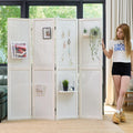 Room Divider Freestanding Folding Pegboard Privacy Screen 4-Panel