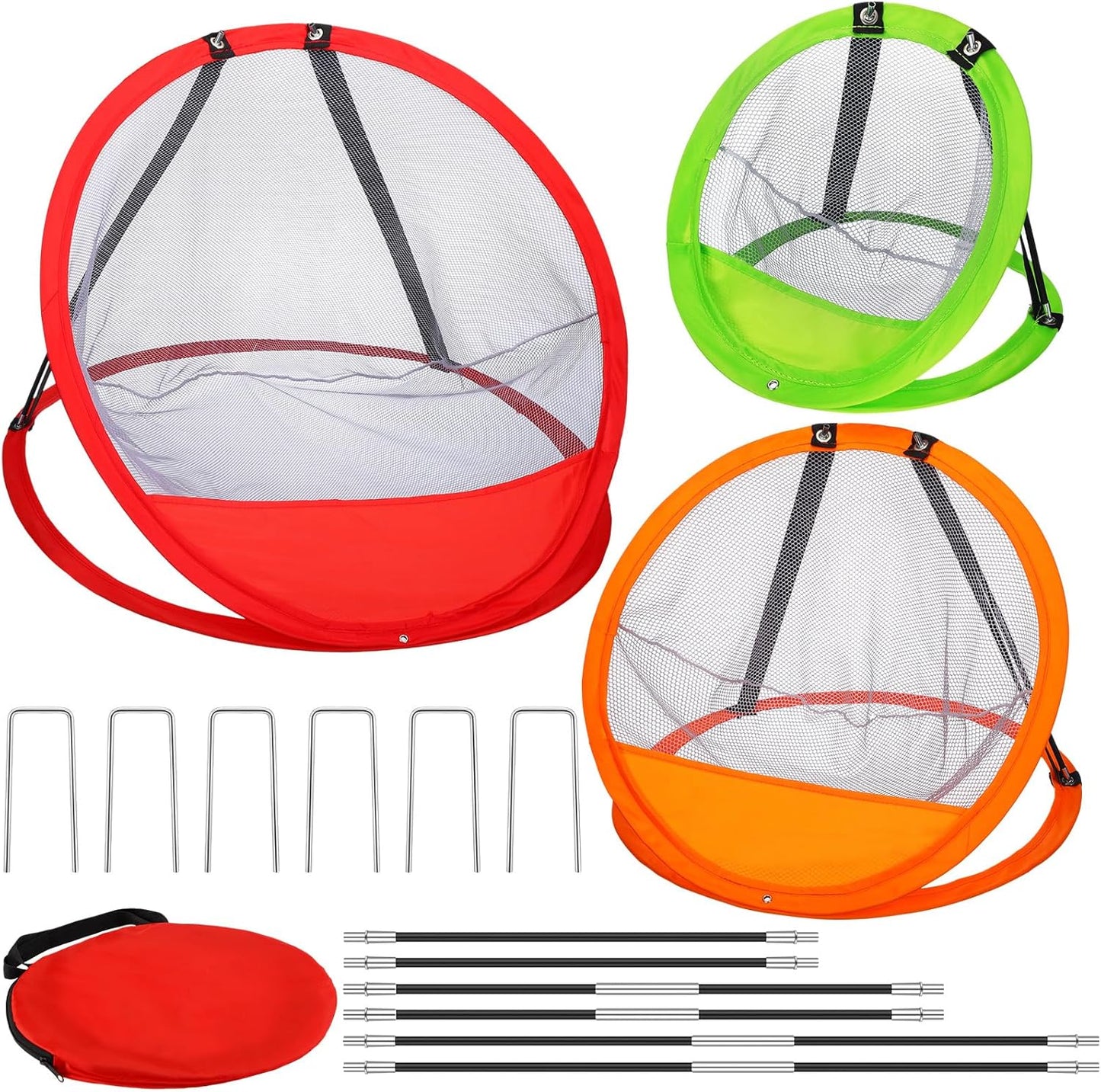 Portable Golf Chipping Net Set - Precision Training Aid