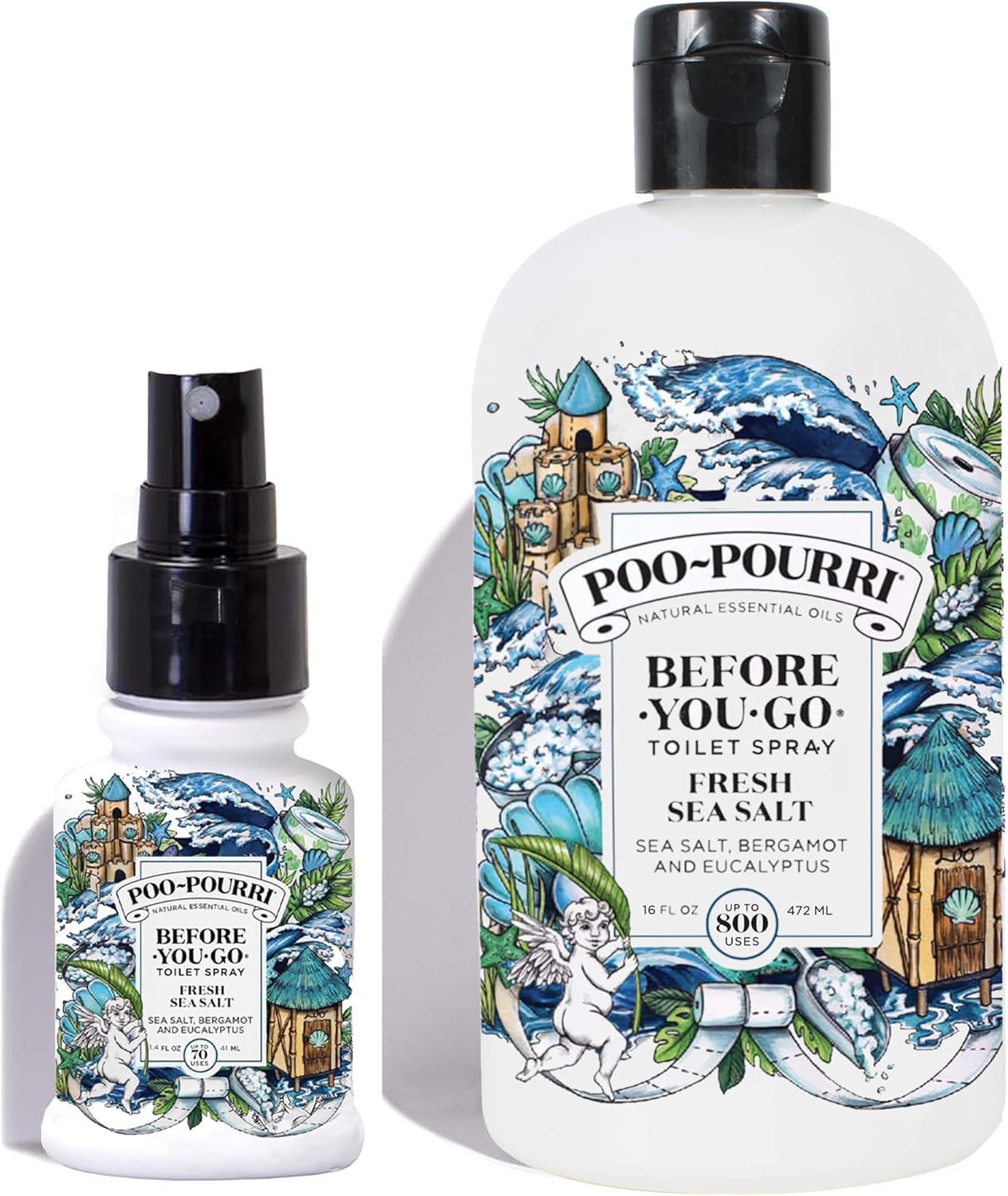 Poo-Pourri Before-You-Go Toilet Spray Fresh Sea Salt Refill