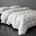 100% Hungarian White Goose Down Fiber Comforter King - All Season
