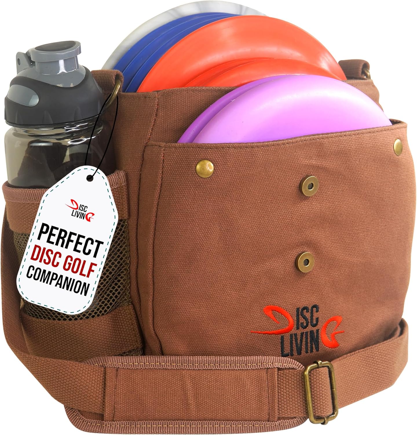 Lightweight Disc Golf Bag | Fits 10 Discs | Sturdy Design