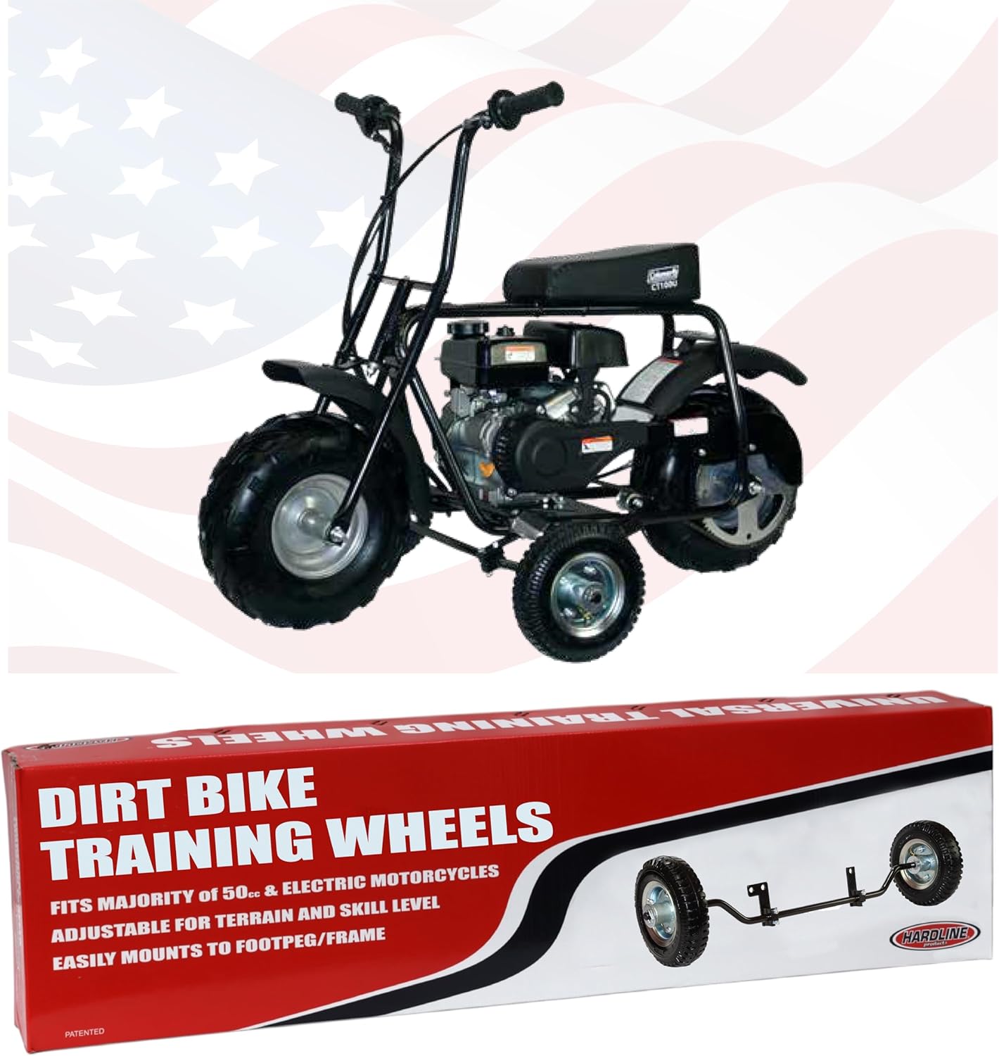 Hardline Products USA Wheels for Tots Training Wheels for Safety