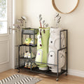 GILLAS Golf Bag Storage Garage Organizer - Holds 2 Bags and Gear