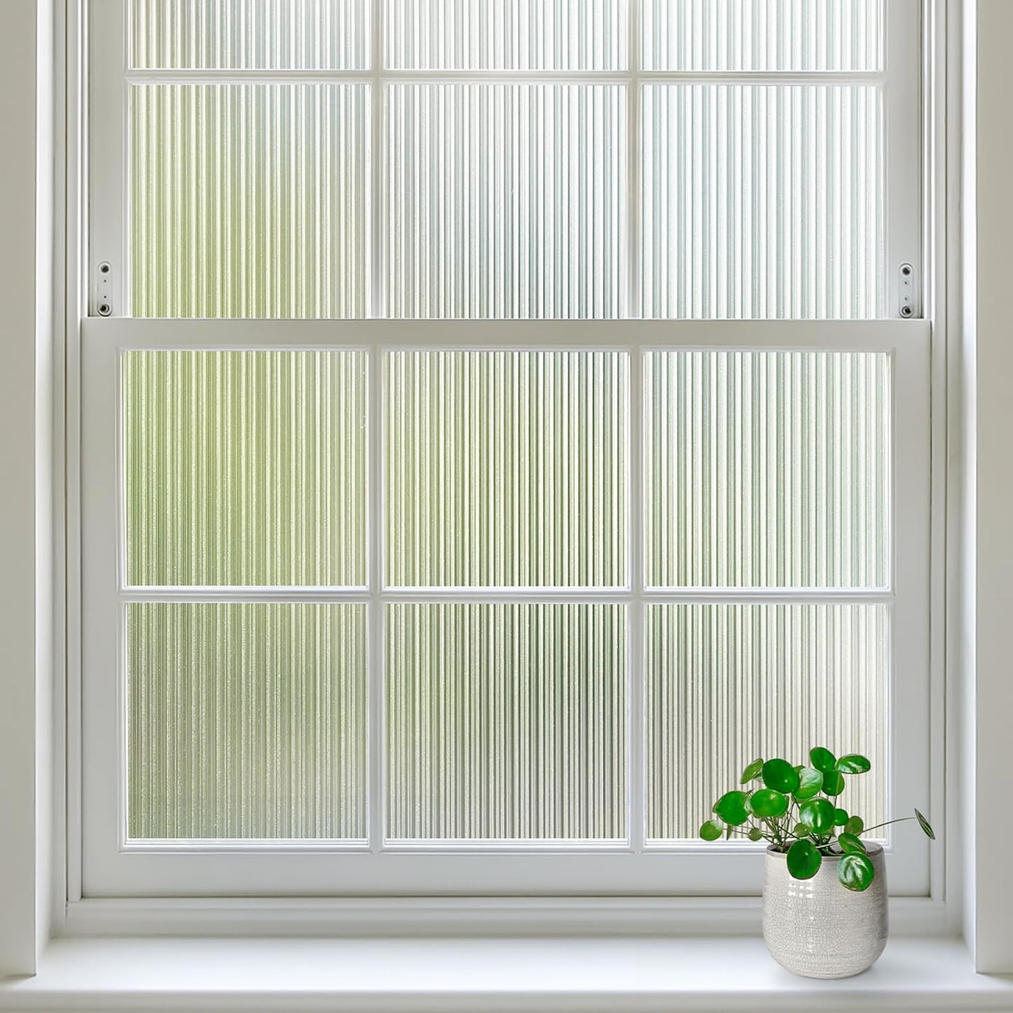 Reeded Glass Window Privacy Film for Elegant Home Decor