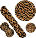 Leopard Print Ergo Gel Wrist Rest Set - Comfort & Style!