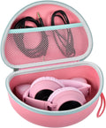 Headphone Case for Kids CT-7 Pink - Compact Hard EVA Carrying Case