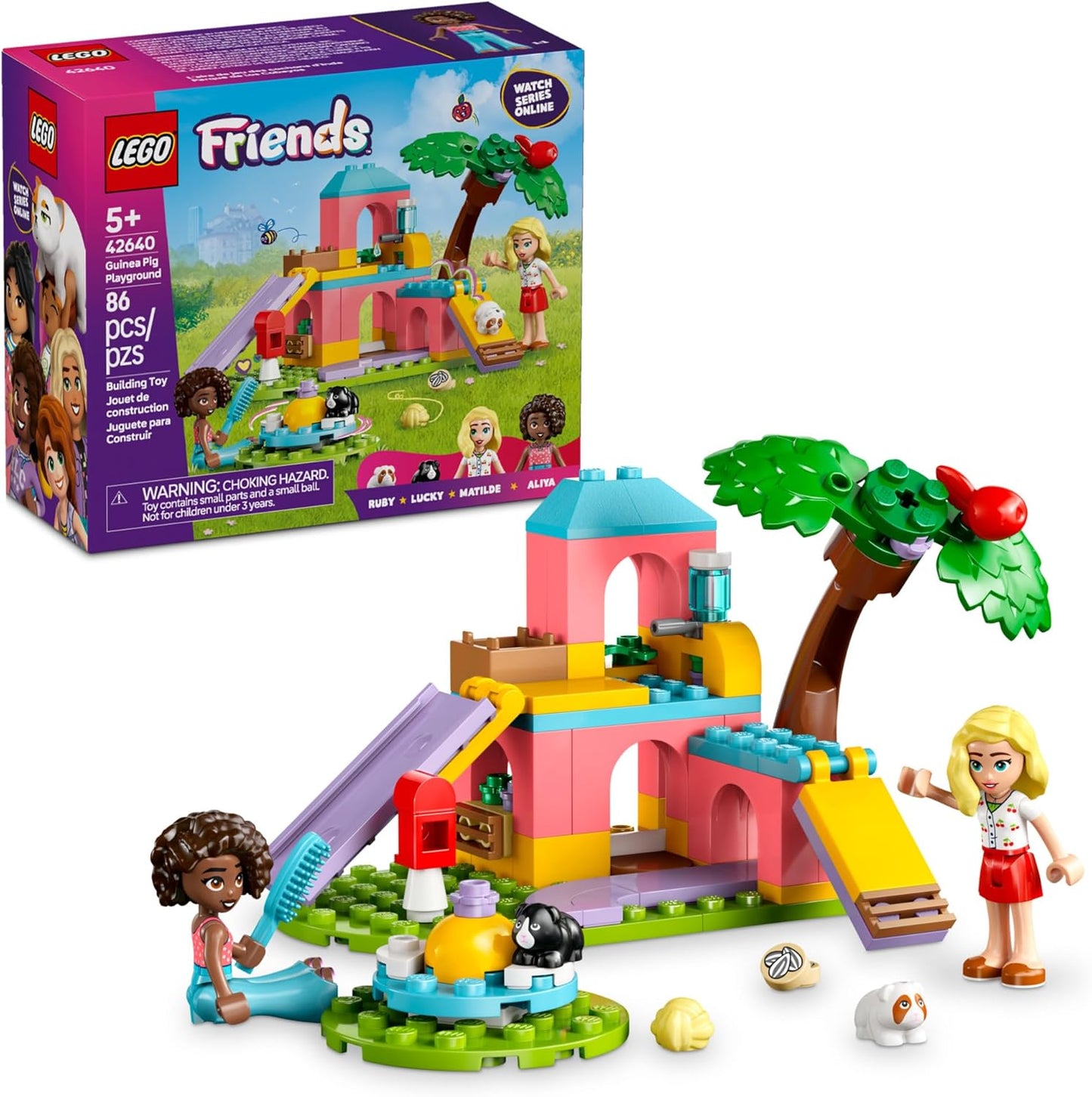 LEGO Friends Guinea Pig Playground - Creative Pretend Play Set for Kids 5+!