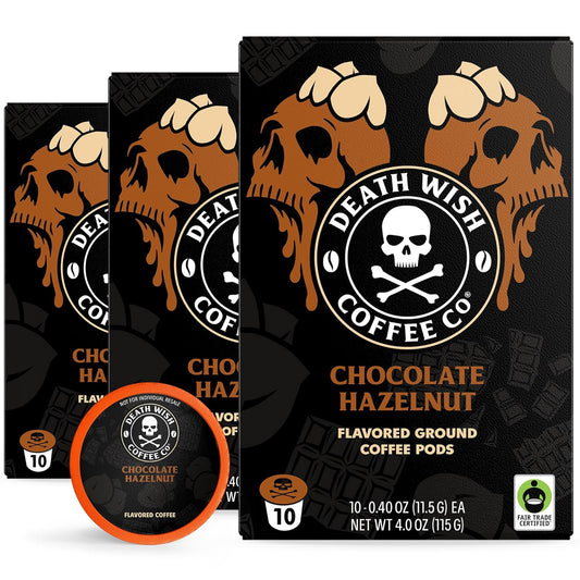Organic Chocolate Hazelnut Dark Roast Pods