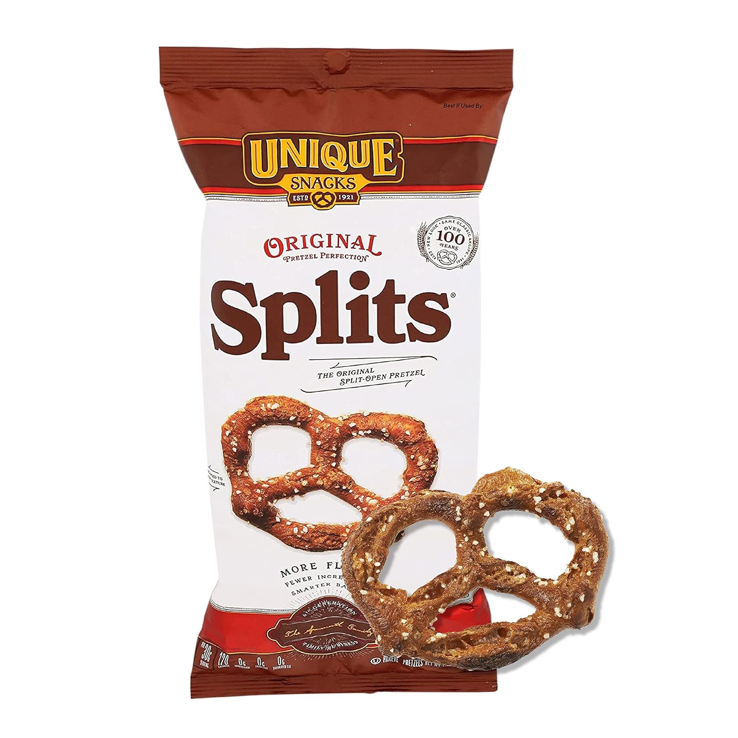 Unique Snacks Original Splits Pretzels - Delicious Homestyle Snack