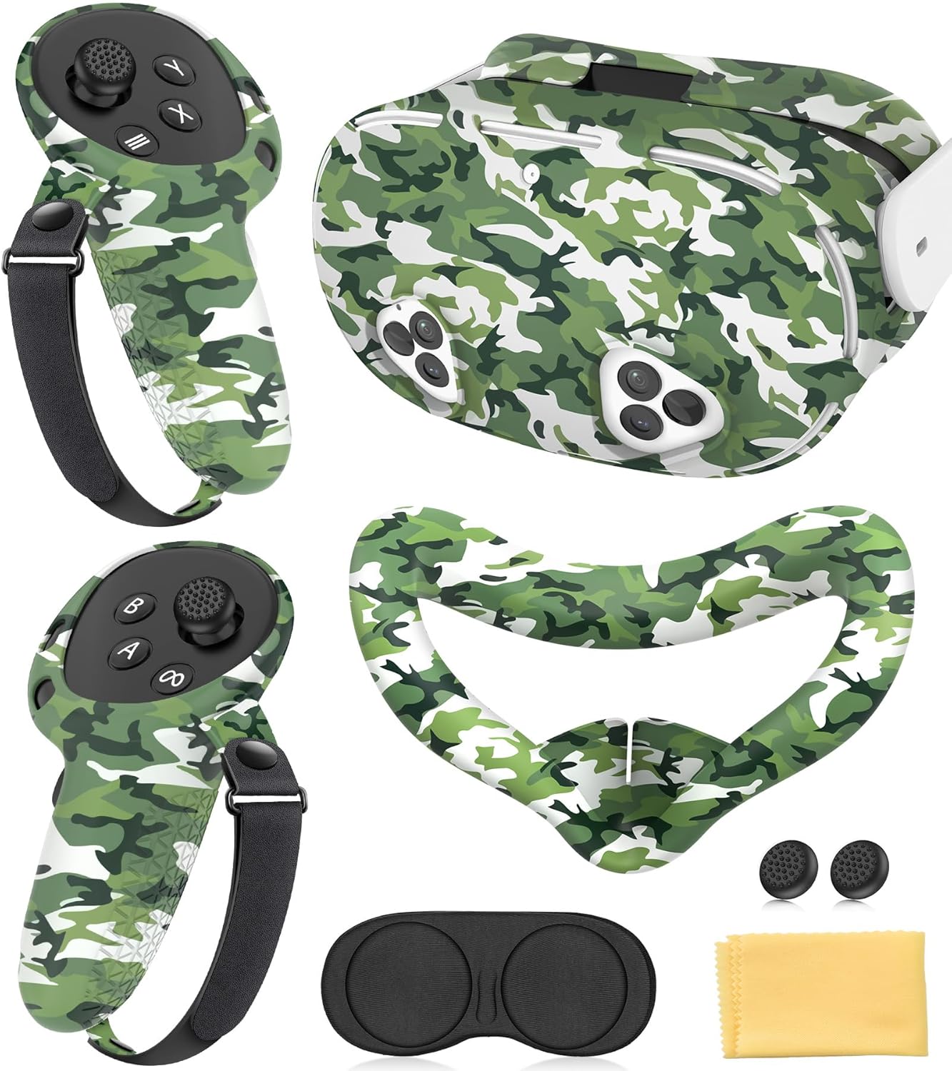 Silicone Cover Set for Meta Quest 3S - Comprehensive Protection