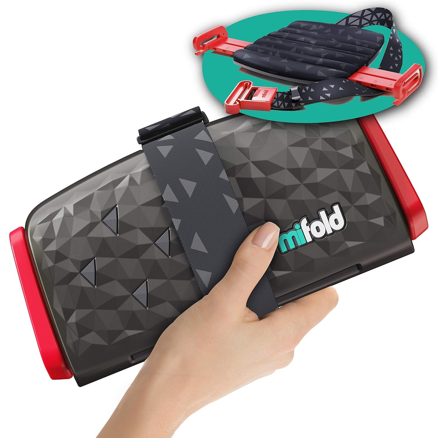 mifold Comfort Booster Seat: 3X Thicker Cushion!
