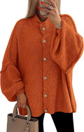 PRETTYGARDEN Women's Chunky Knit Button Down Cardigan - Warm Oversized