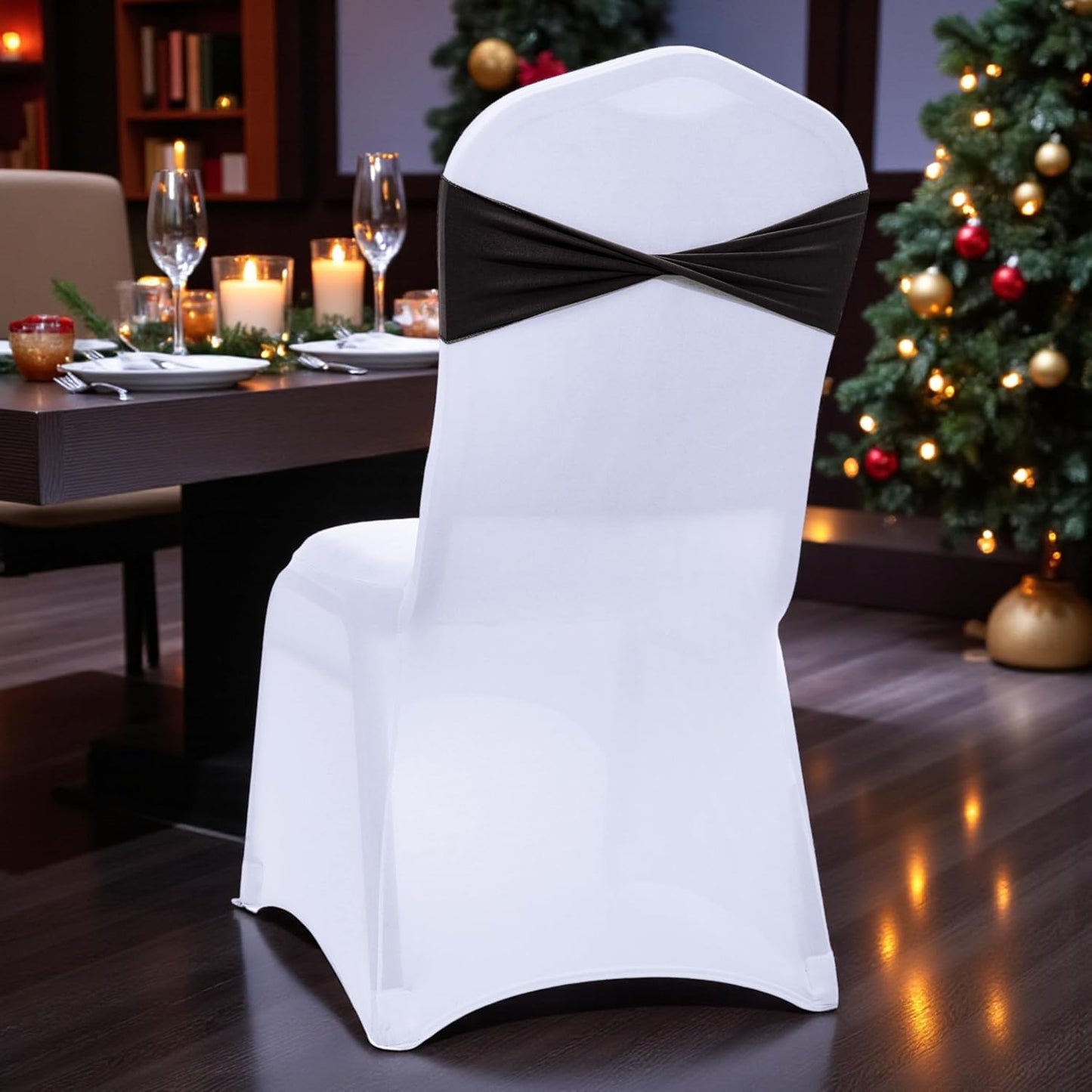 MDS 200 Pack Spandex Chair Sashes for Weddings and Events