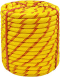 Climbing Rope 3/4 in x 150 ft Yellow Bull Rope - Durable Arborist Line