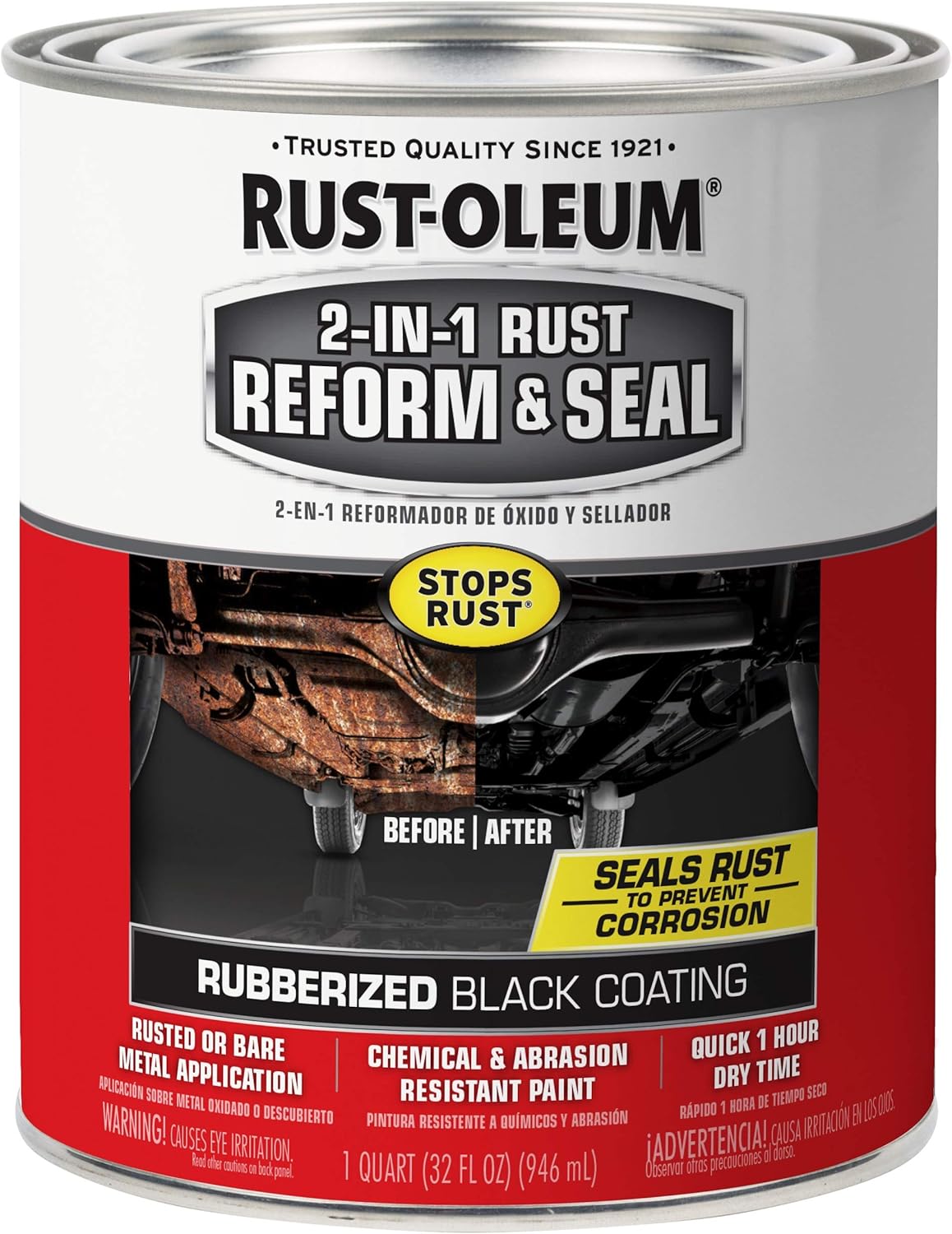 Rust-Oleum 2-in-1 Rust Reform & Seal for Automotive Protection