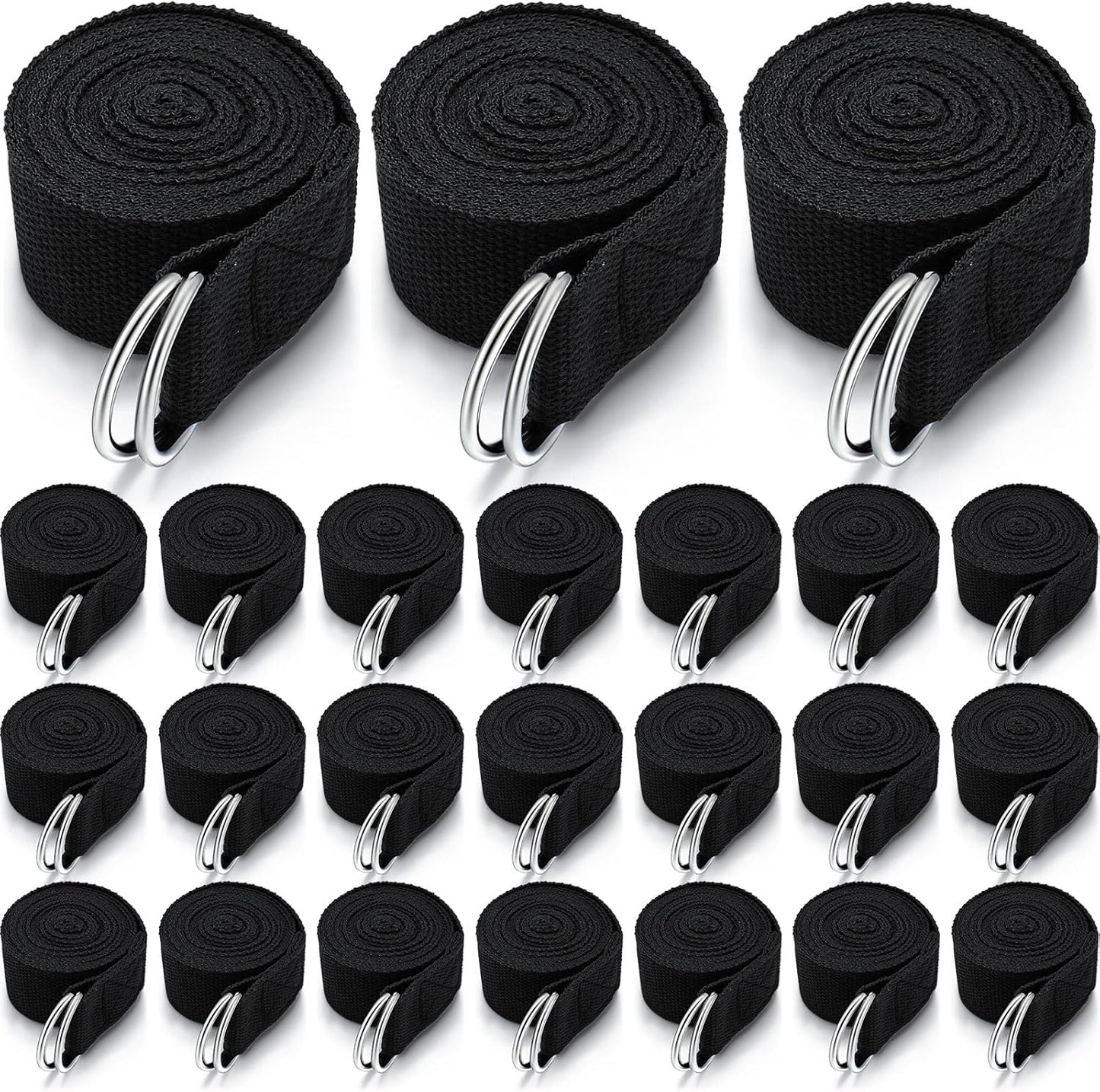 Leyndo Yoga Strap 6 ft - Adjustable D-Ring Buckle