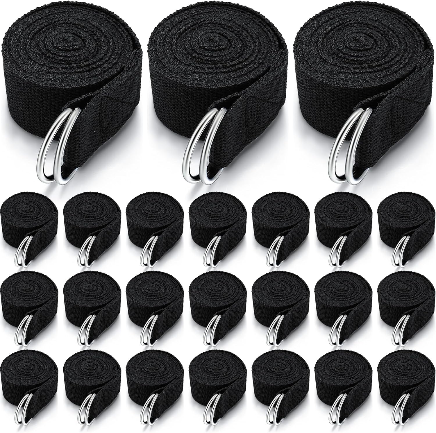 Leyndo Yoga Strap 6 ft - Adjustable D-Ring Buckle