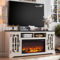 Fireplace TV Stand with 36ft Electric Fireplace for 80ft TV