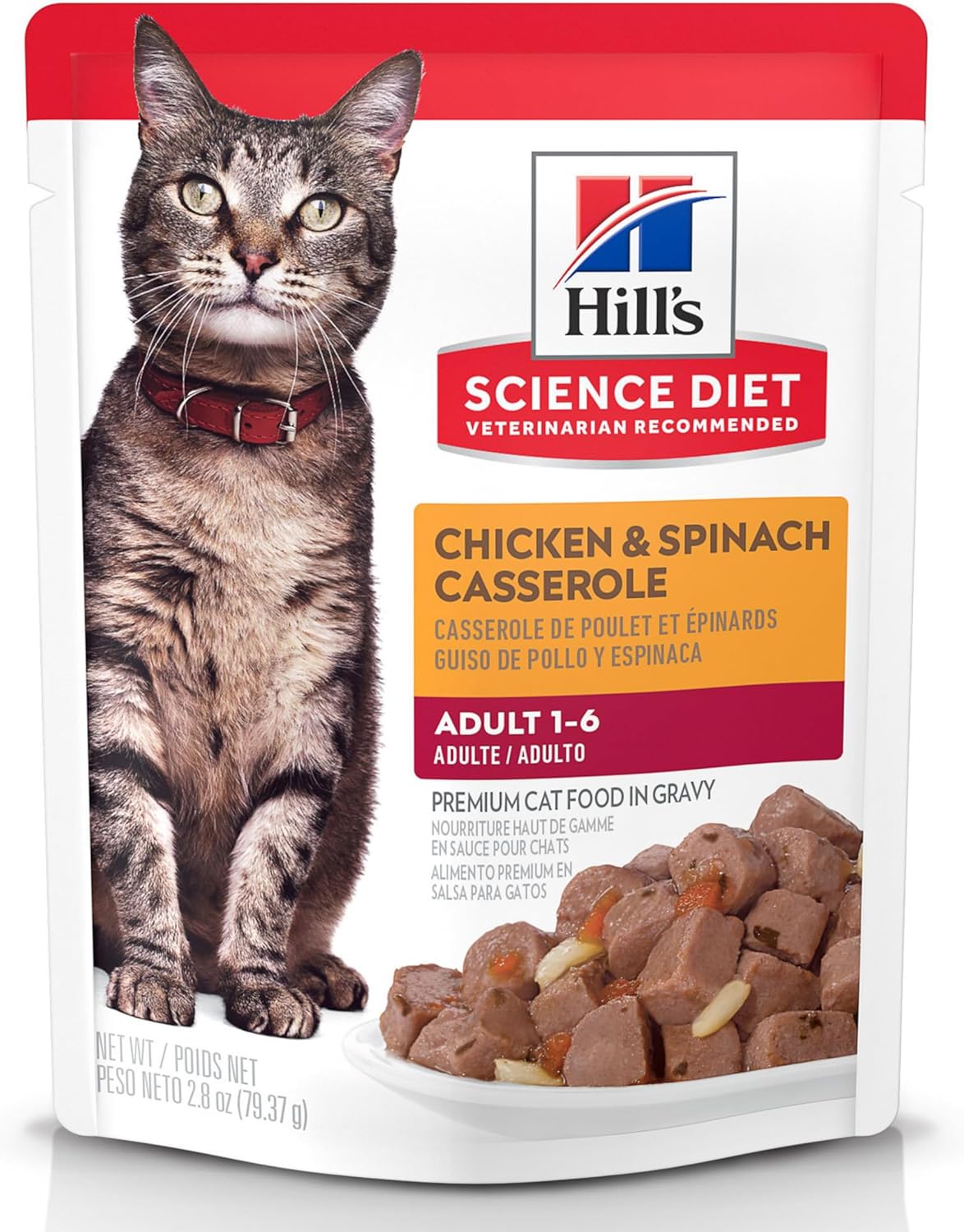 Hill's Science Diet Adult Wet Cat Food Chicken Casserole Stew